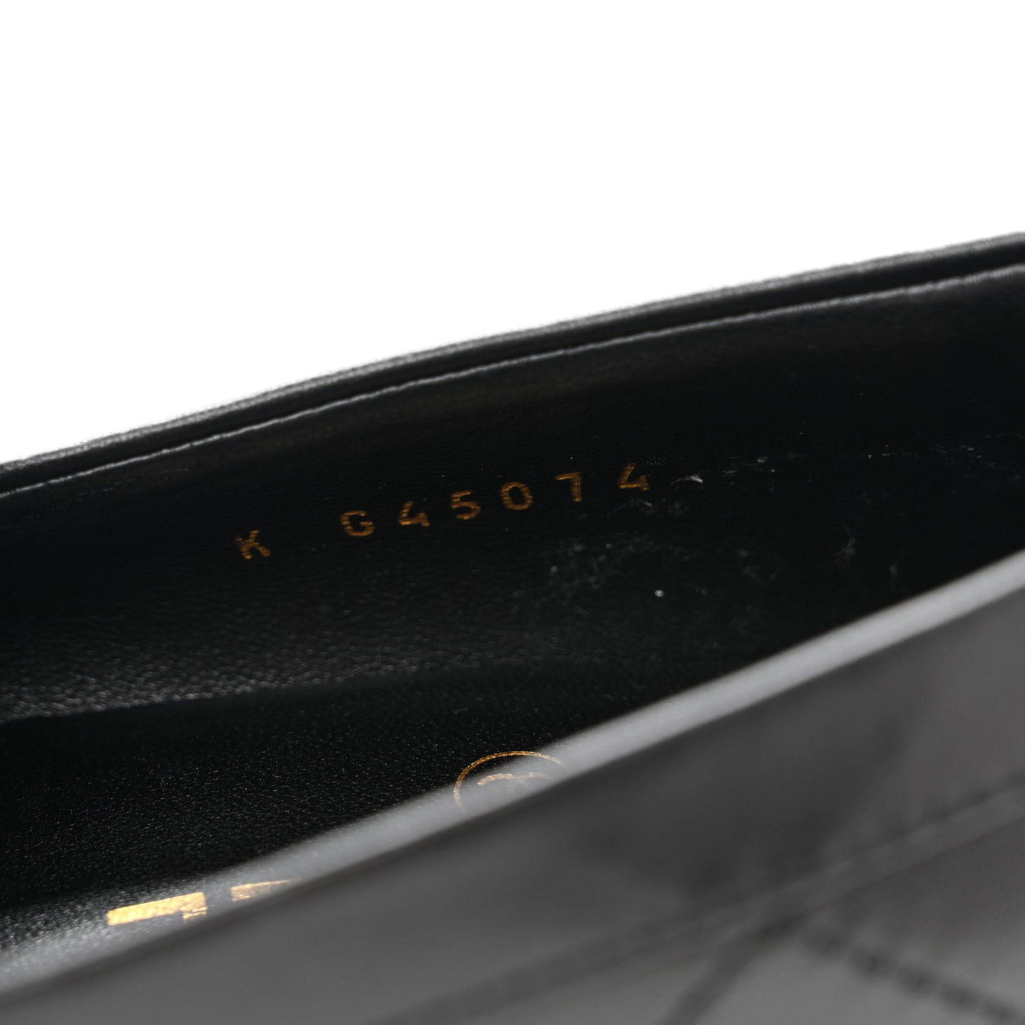 Calfskin Quilted CC Mocassin Loafers 35 Black