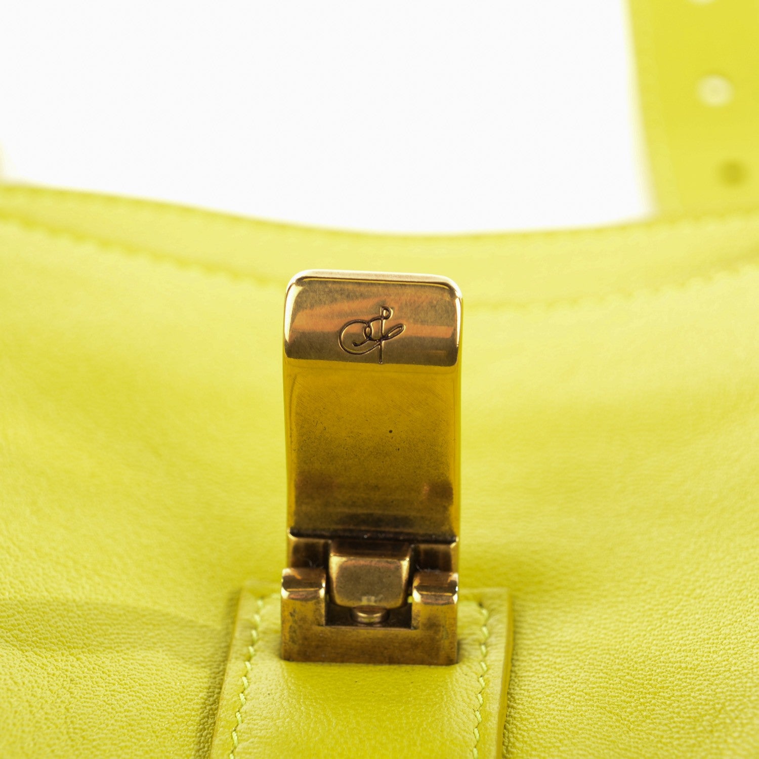 Proenza Schouler Lambskin PS1 Pouch Messenger Lemon 12 of 12