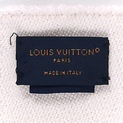 Louis Vuitton Wool Monogram Daily LV Scarf Beige Rose 3 of 3