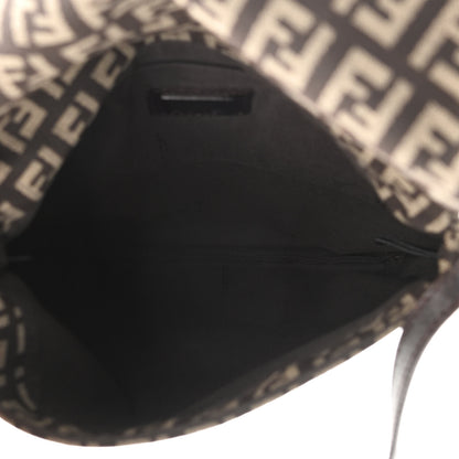 Fendi Zucchino Vitello Tube Messenger Bag Testa di Moro Beige 6 of 13