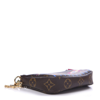 Louis Vuitton Monogram 2020 Christmas Animation Roller Coaster Mini Pochette Accessories Pivoine 4 of 8