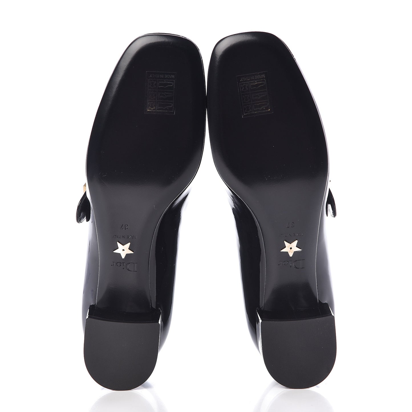 Patent Baby-D Ballet Pumps 37 Black