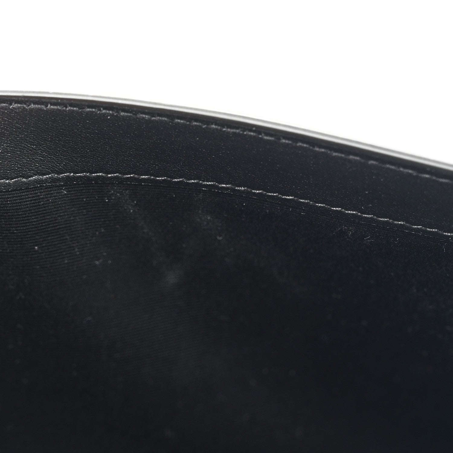Saint Laurent Nappa Patent Calfskin Two-Toned Monogram Pouch Alabastro Black 10 of 11