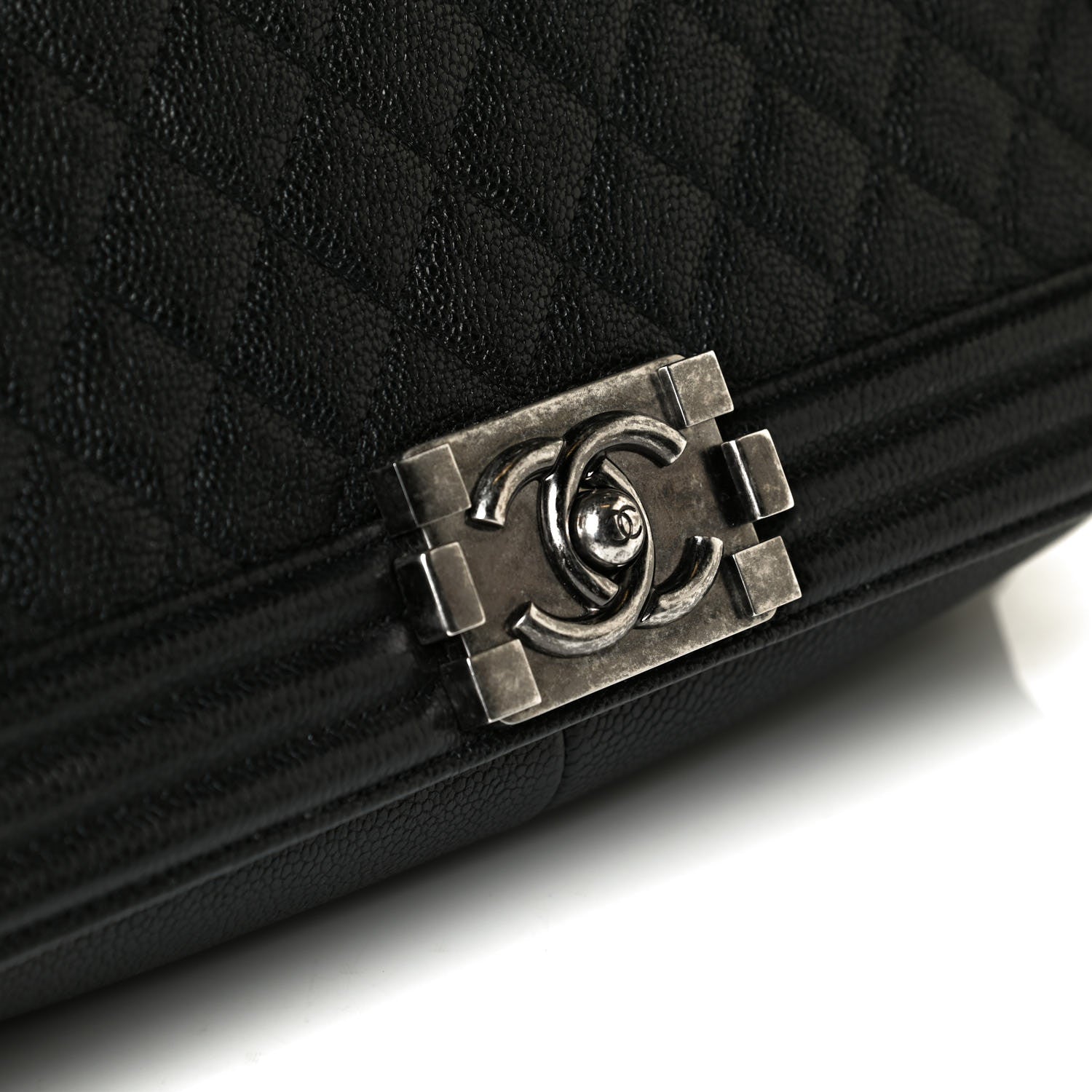 Chanel Caviar Quilted New Medium Boy Flap Black 7 of 8