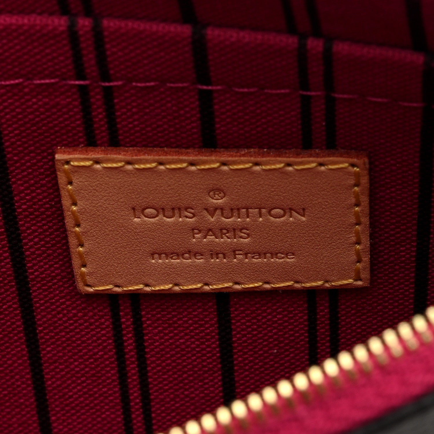 Louis Vuitton Monogram Neverfull PM Pochette Pivoine 6 of 6