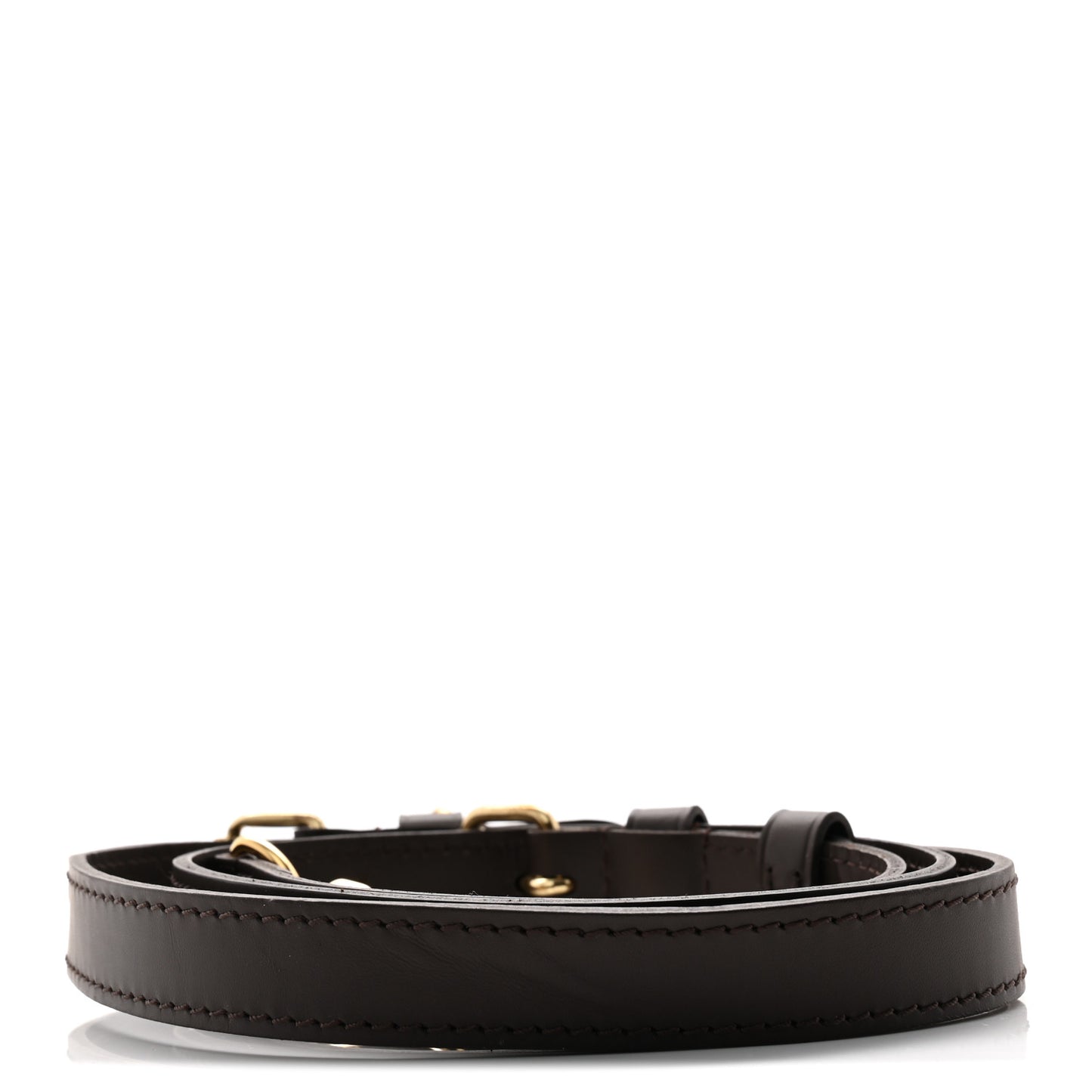 Calfskin Adjustable Speedy Bandouliere Shoulder Strap Brown