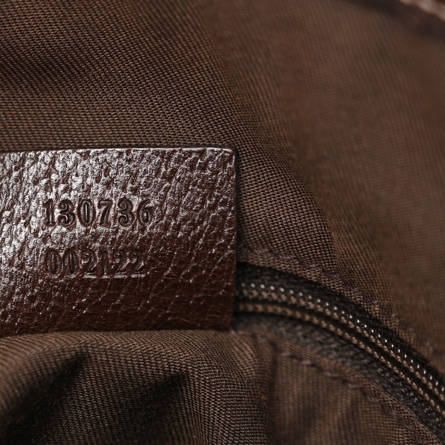 Monogram Medium Abbey Shoulder Bag Dark Brown