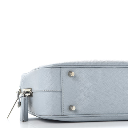 Prada Saffiano Lux Bauletto Lago 7 of 9