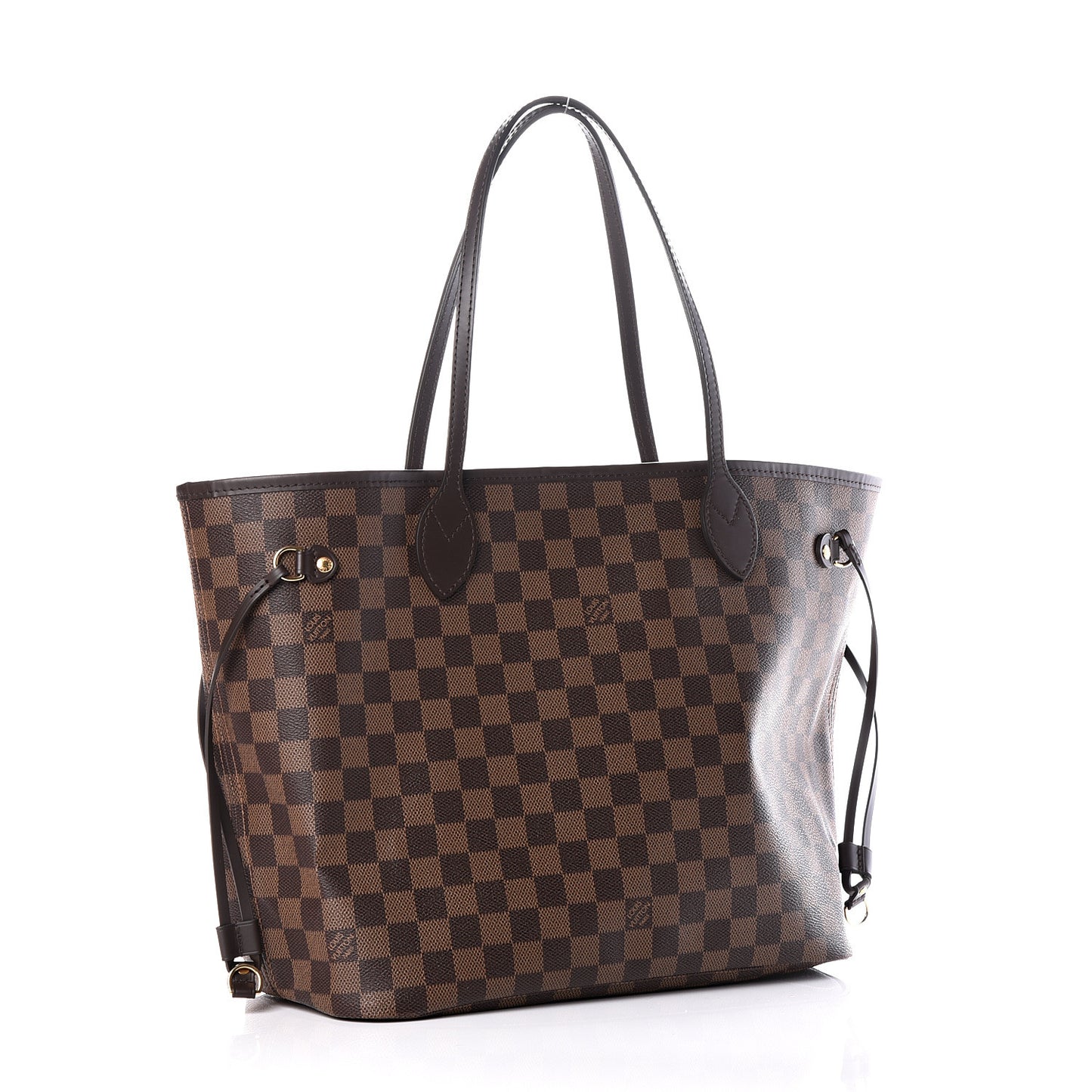 Damier Ebene Neo Neverfull MM Rose Ballerine