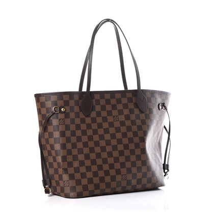Louis Vuitton Damier Ebene Neo Neverfull MM Rose Ballerine 3 of 13