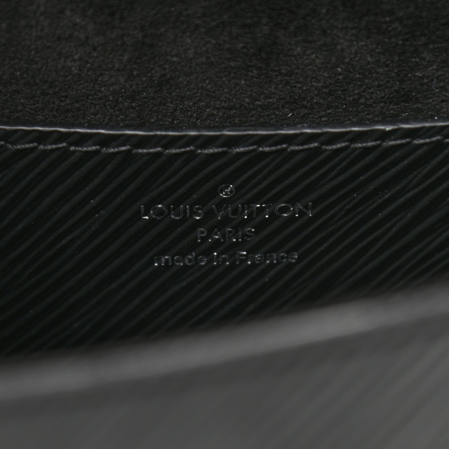 Louis Vuitton Epi Embroidered Twist Shoulder Bag MM Black 5 of 10