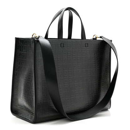 Givenchy 4G Coated Canvas Logo Medium G Tote Black 3 of 10