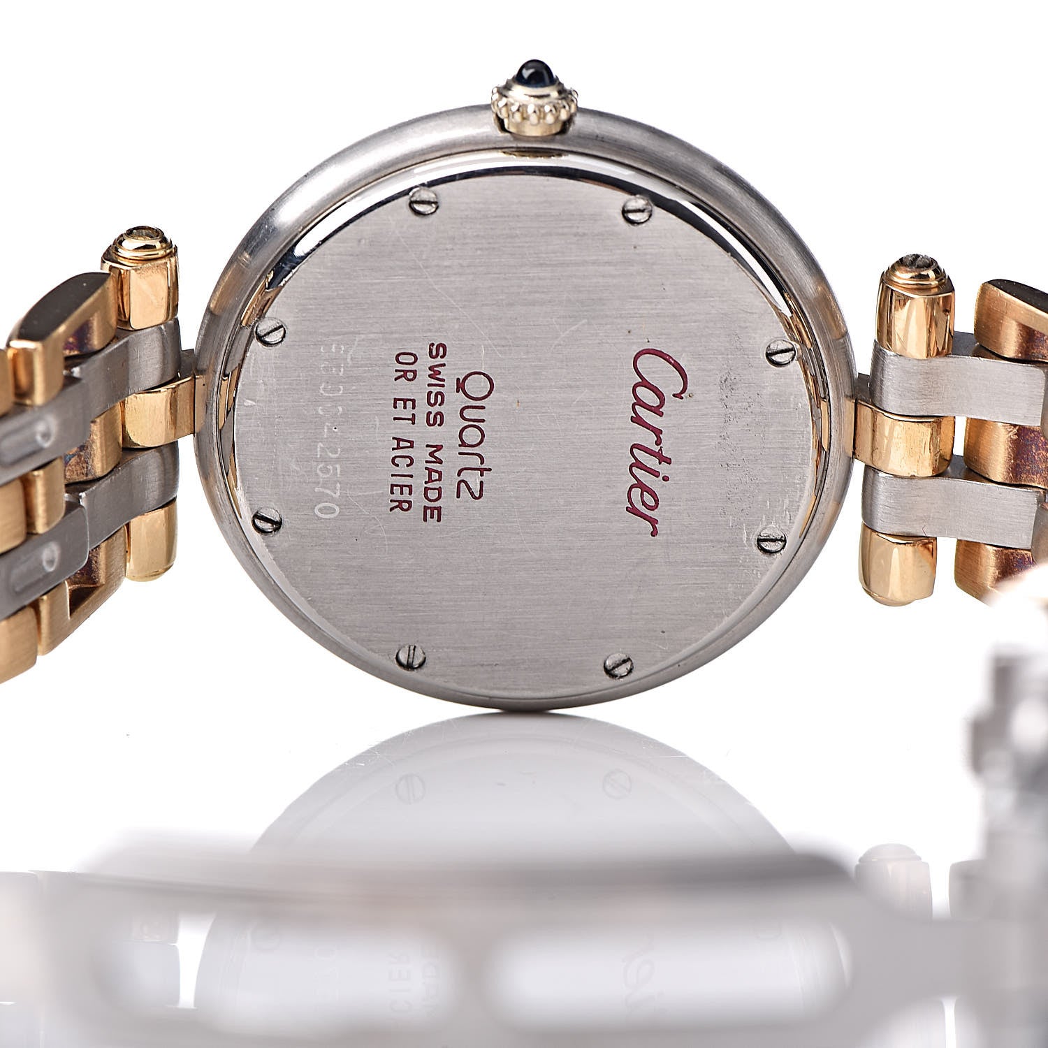 Cartier Stainless Steel 18K Yellow Gold 29mm Panthere Vendome Quartz Watch 6 of 7