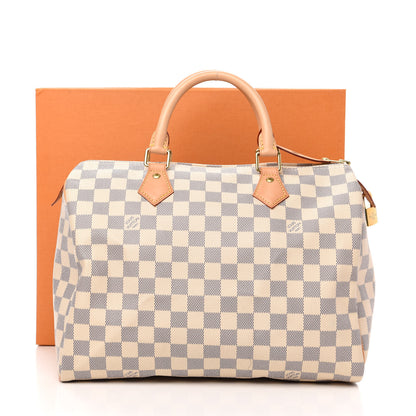 Louis Vuitton Damier Azur Speedy 30 10 of 10