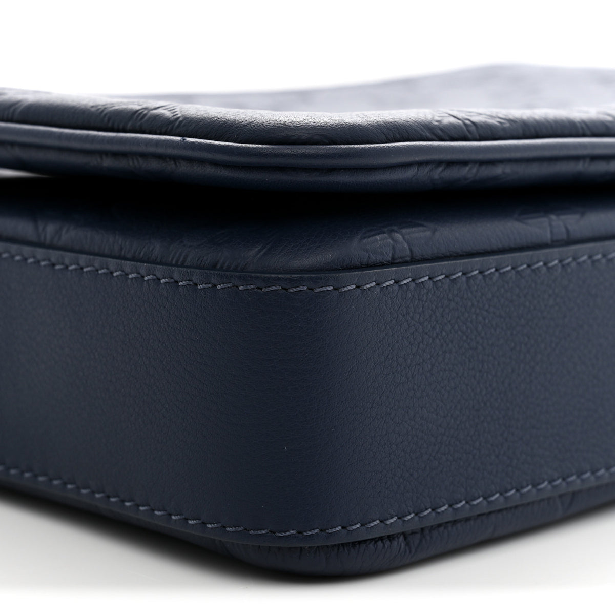 Louis Vuitton Calfskin Monogram Shadow Trio Messenger Navy 8 of 9