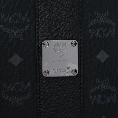 MCM Visetos Medium Liz Reversible Shopper Tote Black 7 of 14