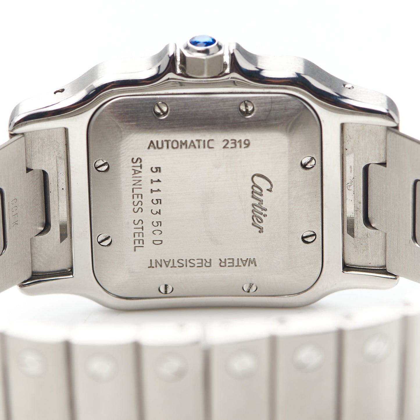 Stainless Steel 29mm Santos De Cartier Galbee Automatic Watch