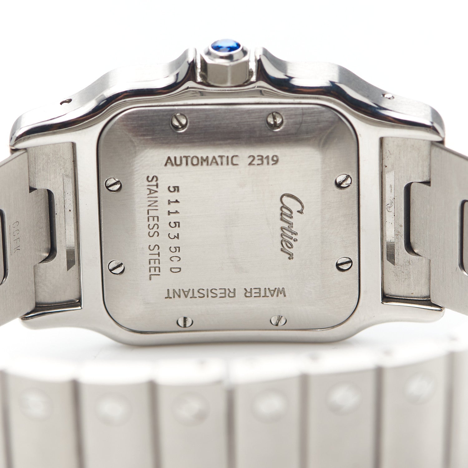 Cartier Stainless Steel 29mm Santos De Cartier Galbee Automatic Watch 4 of 5