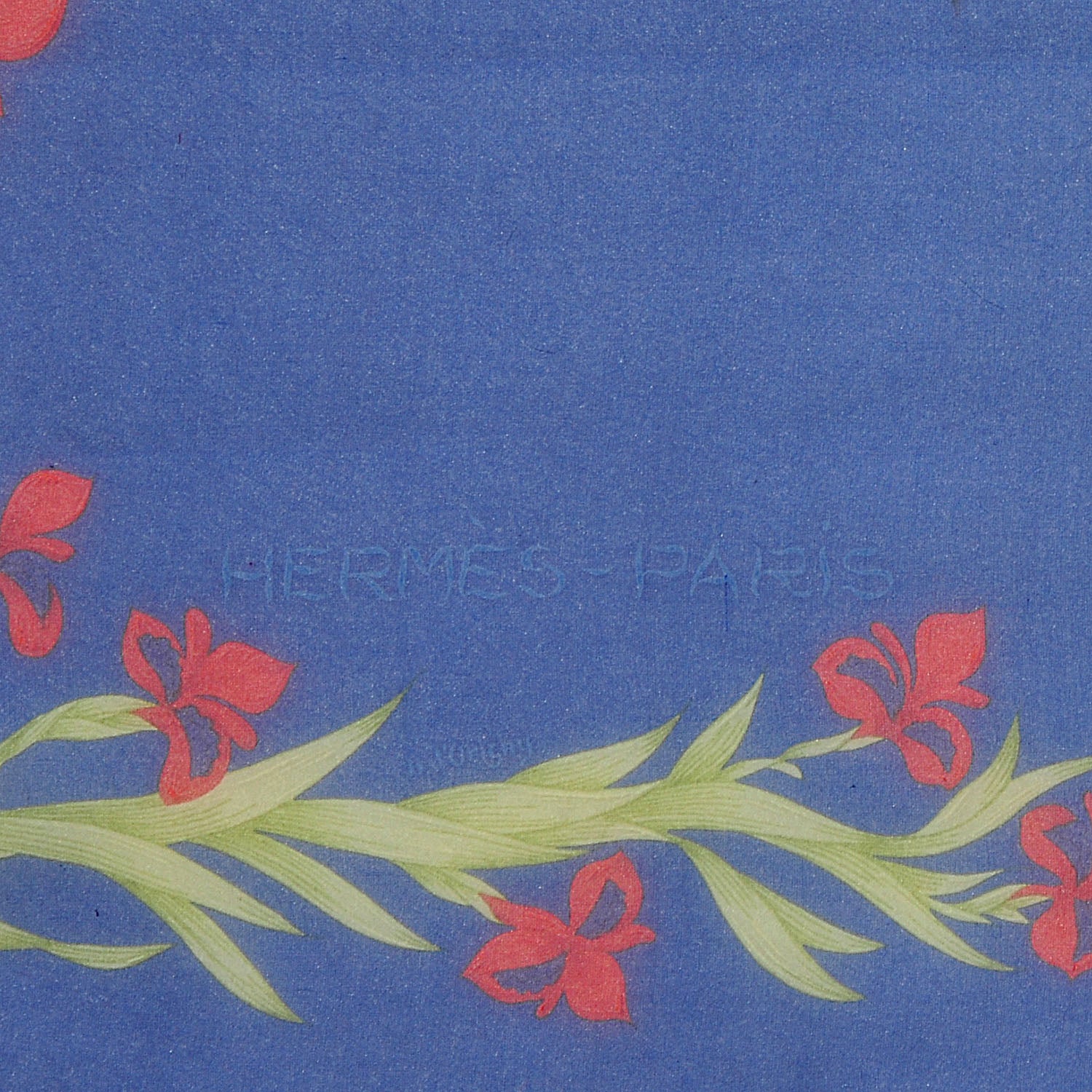 Hermes Silk Mousseline Cheval Fleuri Scarf 140 5 of 6