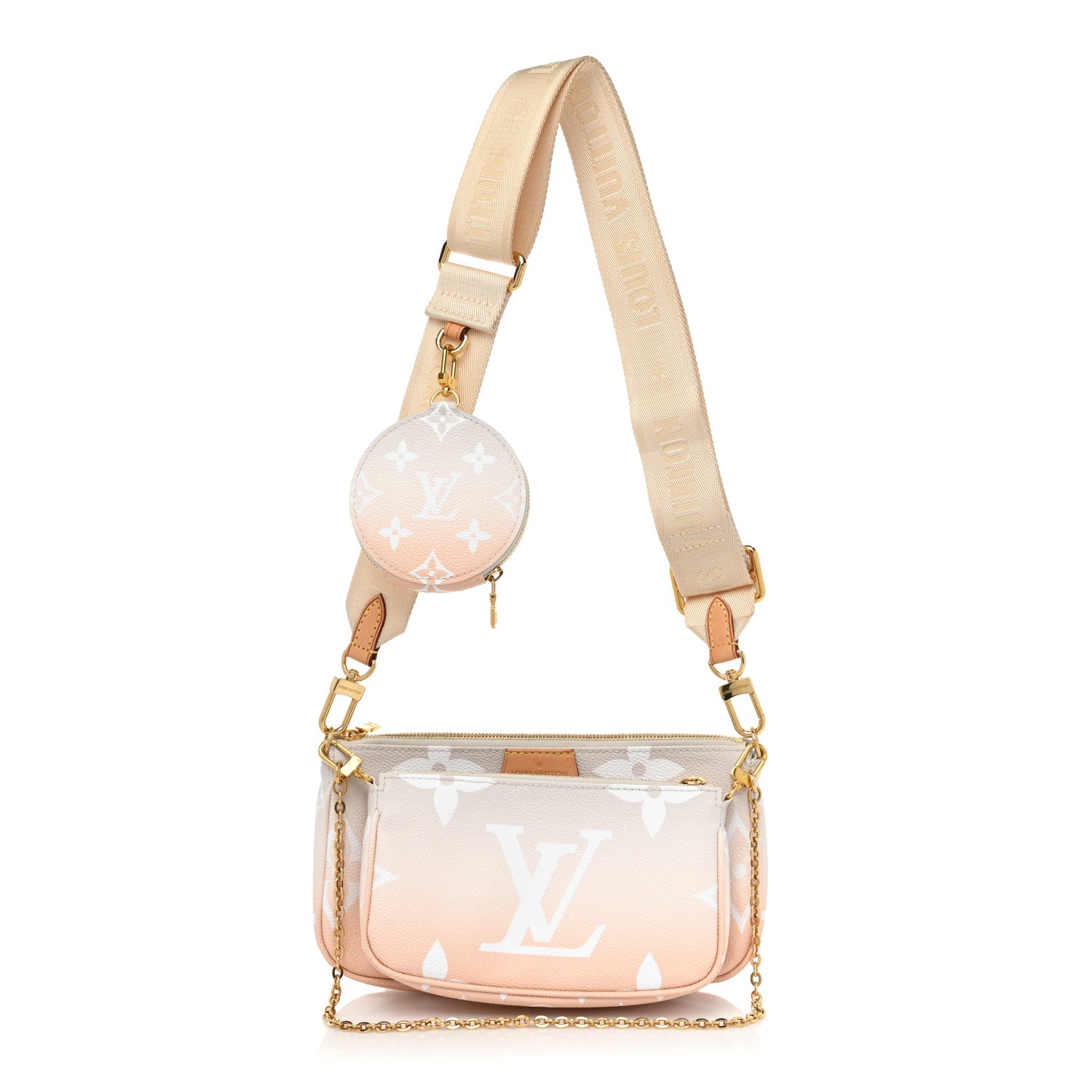 Louis Vuitton Monogram Giant By The Pool Multi Pochette Accessories Brume 1 of 10