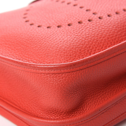 Hermes Taurillon Clemence Evelyne III PM Bougainvillea 13 of 17