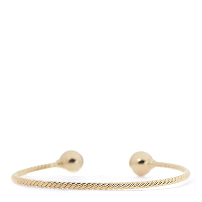 David Yurman 18K Yellow Gold 10mm Solari Bracelet 3 of 5
