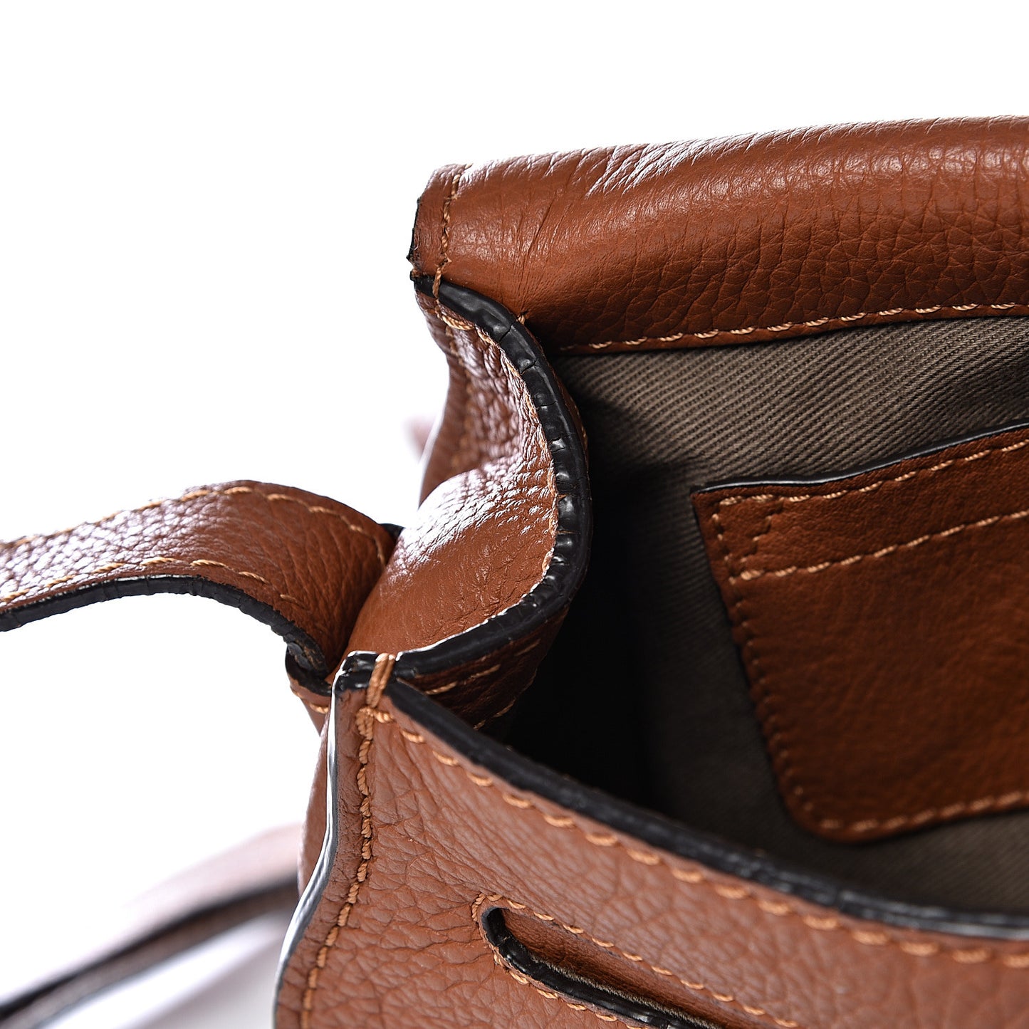 Calfskin Mini Marcie Round Crossbody Bag Tan