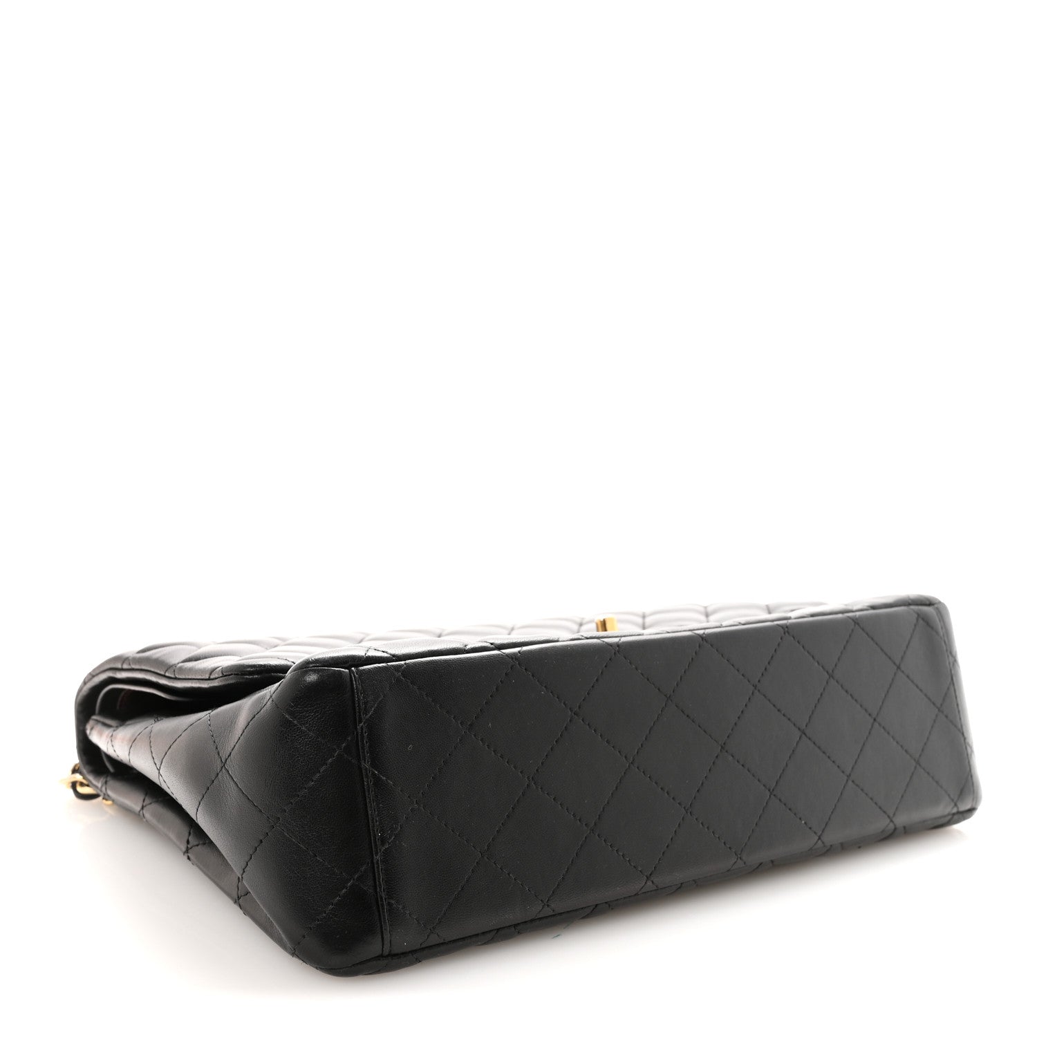 Chanel Lambskin Quilted Maxi Double Flap Black 4 of 10