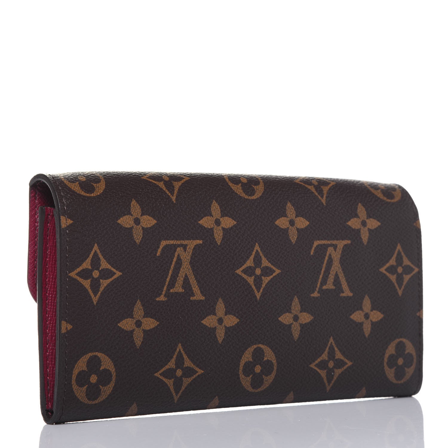 Louis Vuitton Monogram Emilie Wallet Fuchsia 3 of 12