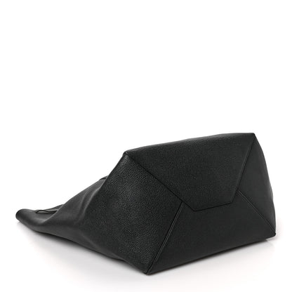 Celine Soft Grained Calfskin Medium Belt Cabas Phantom Black 4 of 9