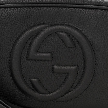 Gucci Pebbled Calfskin Mini Soho Disco Bag Black 8 of 11