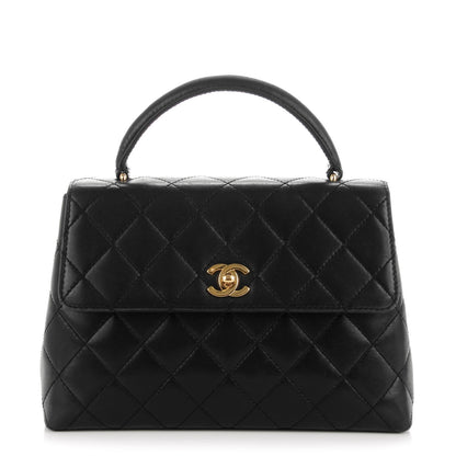 Chanel Lambskin Quilted Medium Kelly Flap Bag Black 1 of 10