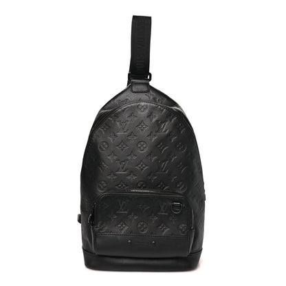 Louis Vuitton Monogram Shadow Racer Slingbag Black 1 of 9