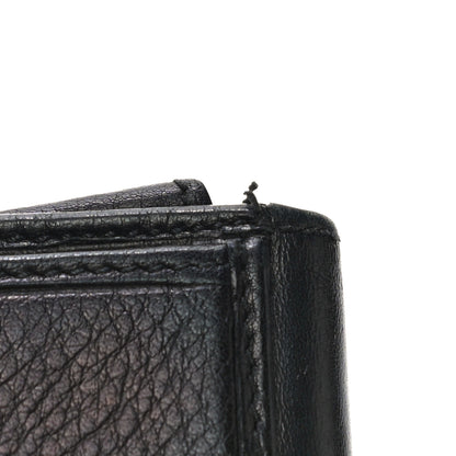 Christian Dior Calfskin Street Chic Compact Flap Wallet Black 10 of 12