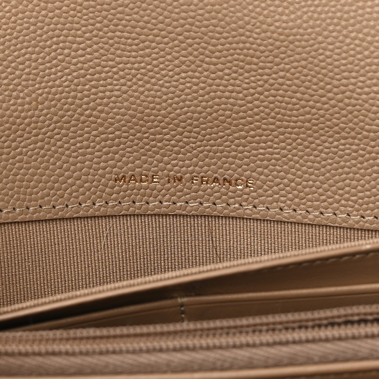 Chanel Caviar Quilted Long Flap Wallet Beige 7 of 15