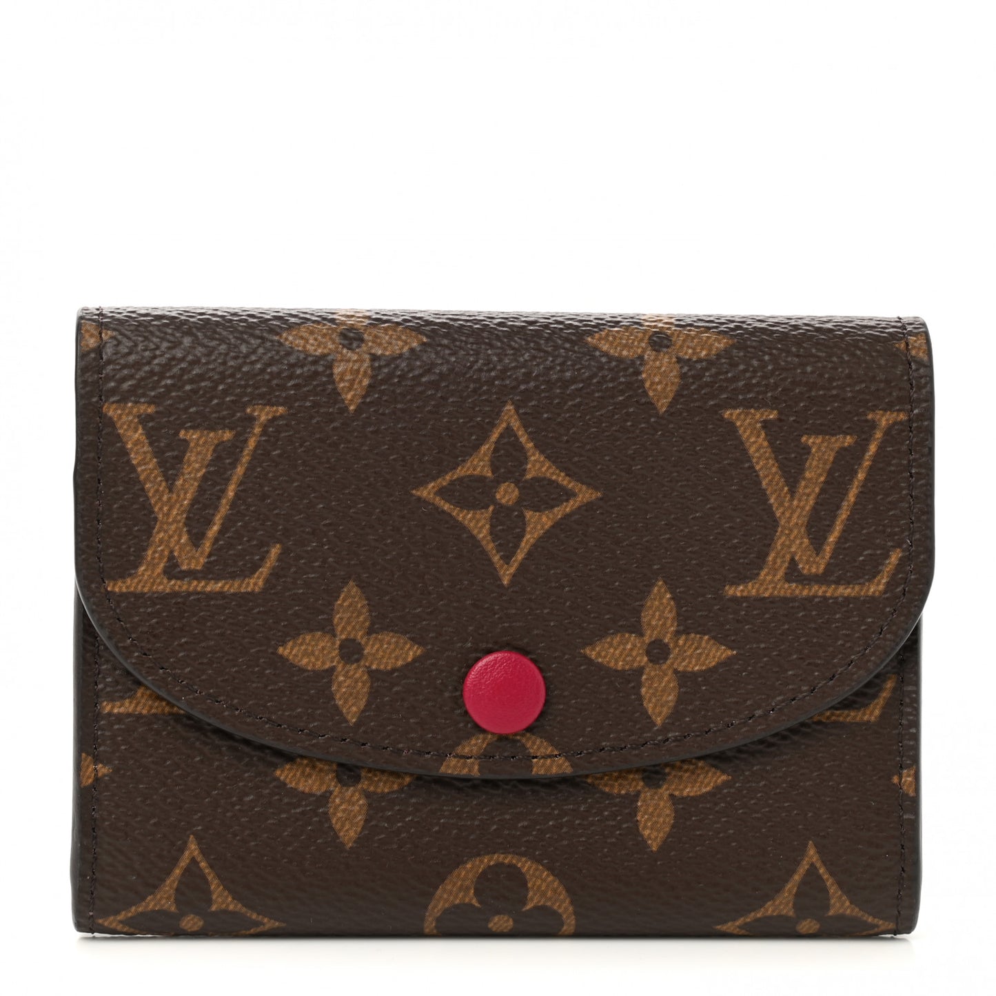 Monogram Rosalie Coin Purse Fuchsia