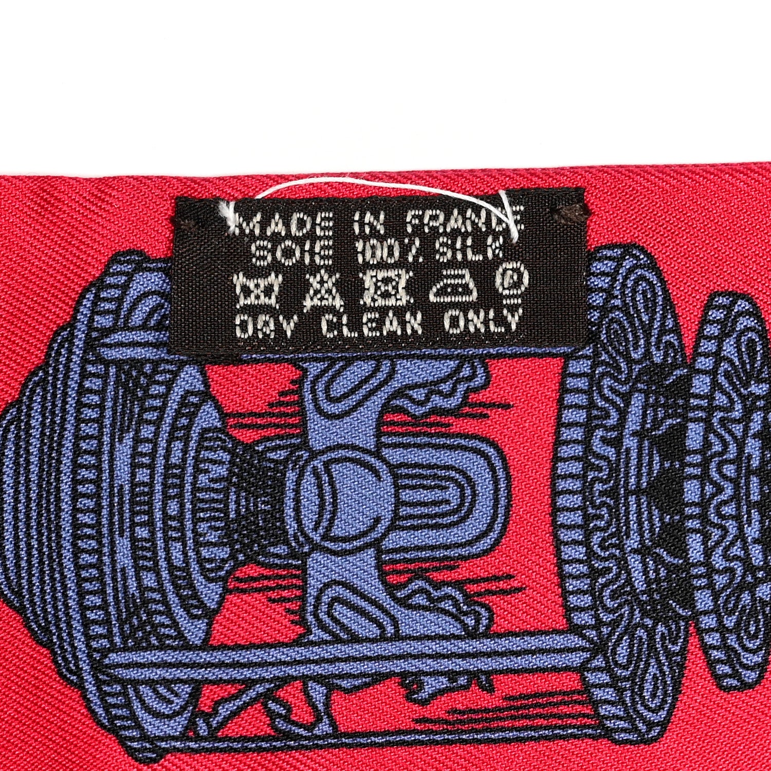 Hermes Silk Merveilleuses Lanternes Twilly Fuchsia Vert Bleu Lavande 4 of 4