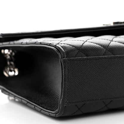 Saint Laurent Grain De Poudre Textured Mixed Matelasse Triquilt Medium Monogram Satchel Black 9 of 13