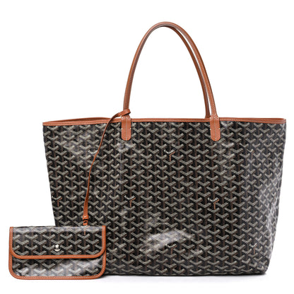 Goyard Goyardine Saint Louis GM Black Gold 1 of 12