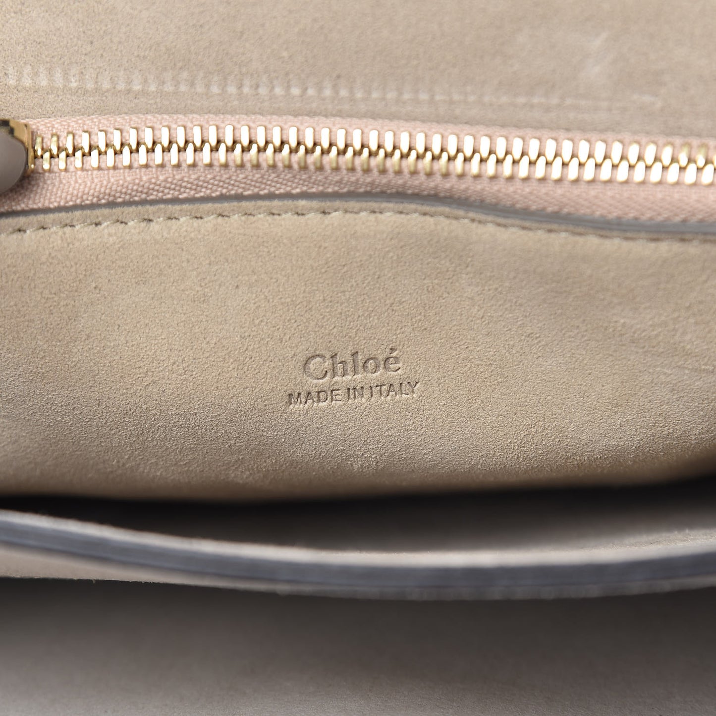 Calfskin Suede Medium Faye Shoulder Bag Motty Grey