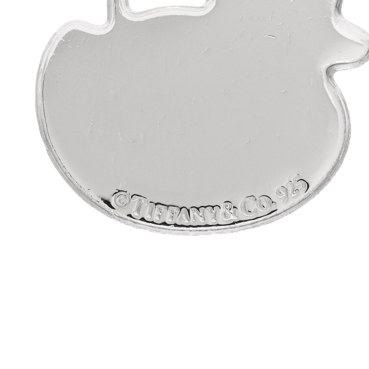 Tiffany Sterling Silver Duck Charm Pendant 2 of 5