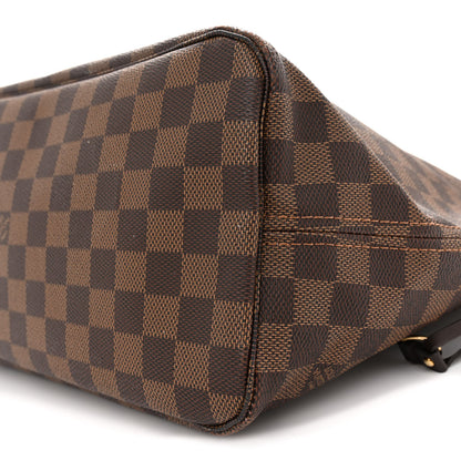 Louis Vuitton Damier Ebene Neo Neverfull MM Rose Ballerine 11 of 15