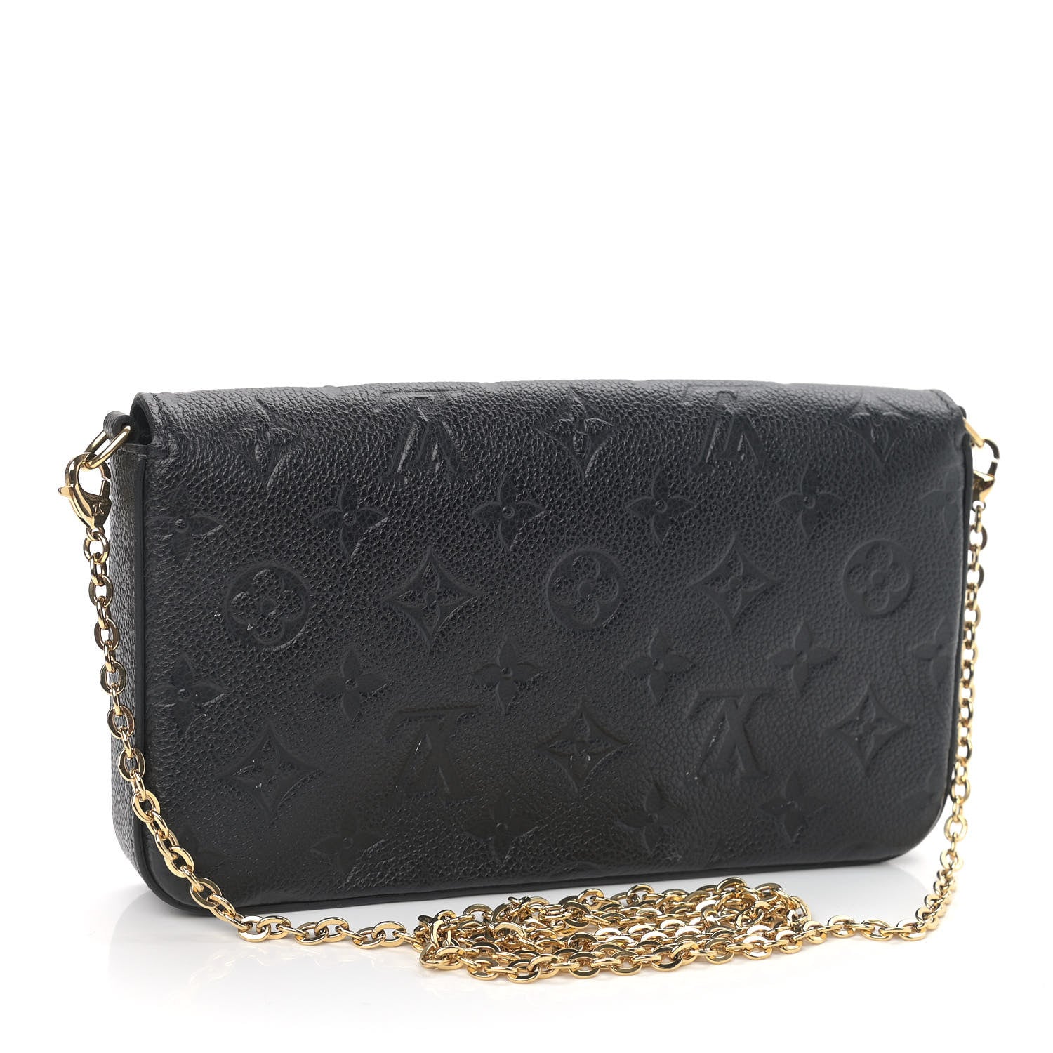 Louis Vuitton Empreinte Pochette Felicie Chain Wallet Black 4 of 13
