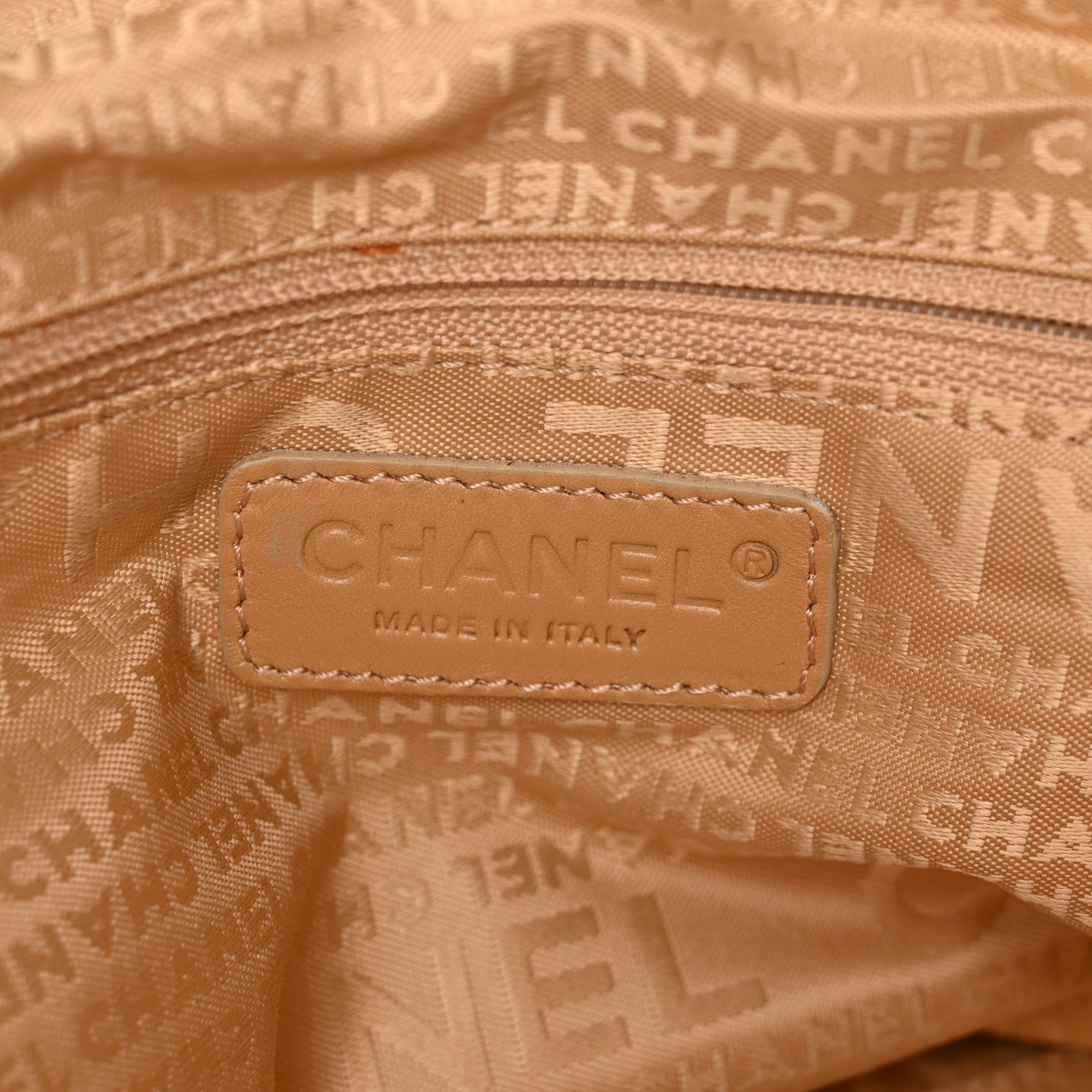 Chanel Lambskin Pony Hair Tote Dark Beige 6 of 11