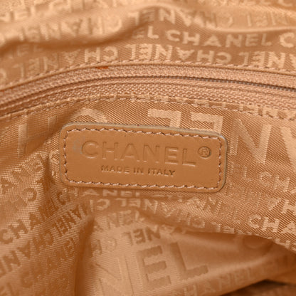 Chanel Lambskin Pony Hair Tote Dark Beige 6 of 11