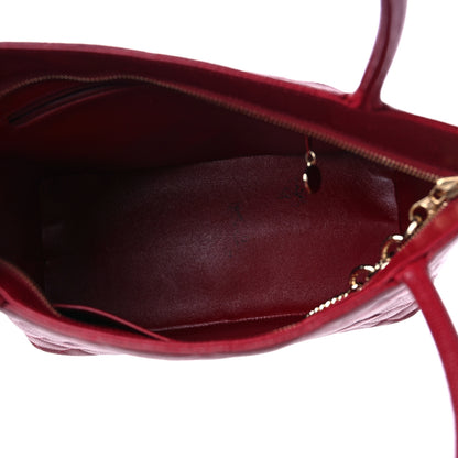 Chanel Caviar Quilted Medallion Tote Red 5 of 11