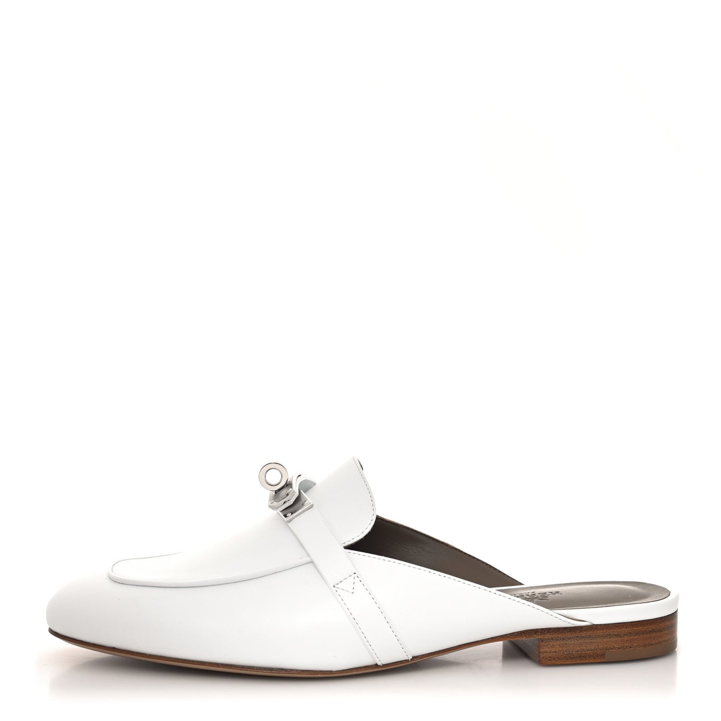 Calfskin Oz Mules 37 White