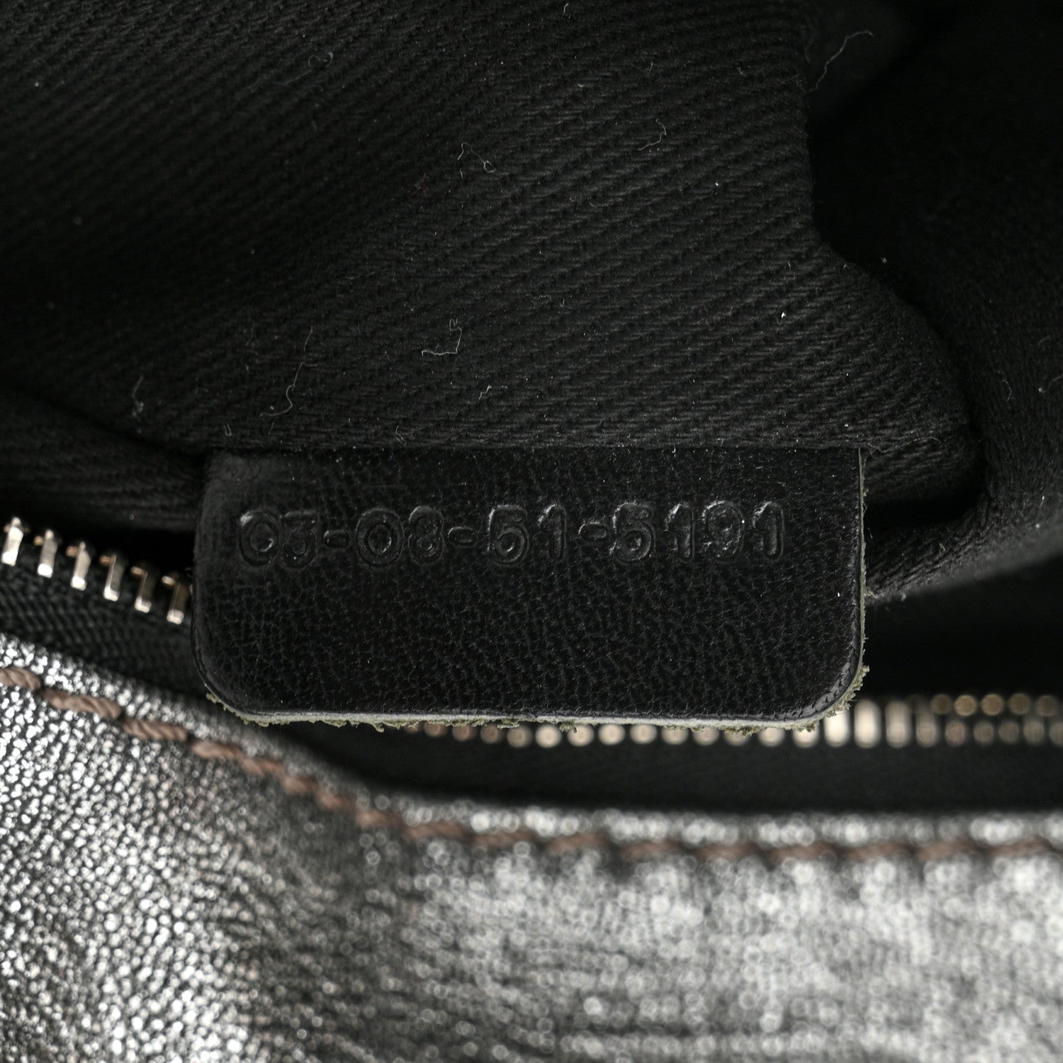 Chloe Metallic Calfskin Medium Paddington Satchel Steel 6 of 10