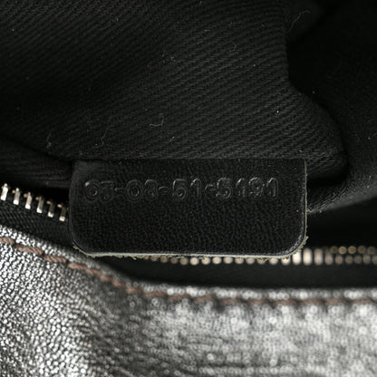 Chloe Metallic Calfskin Medium Paddington Satchel Steel 6 of 10