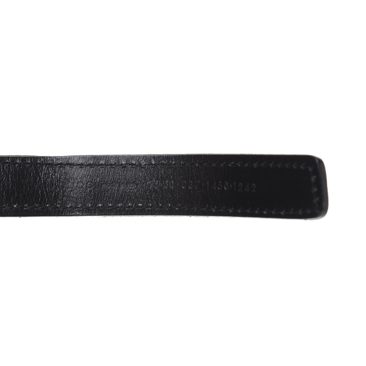 Calfskin Interlocking G Belt 75 30 Black